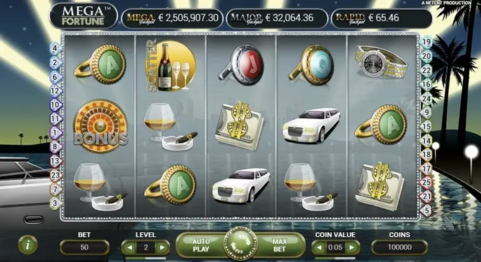 Mega Fortune at Thunderbolt Casino